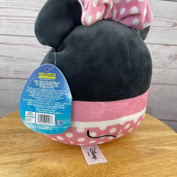 Disney Minnie Mouse Squishmallows 6.5 Inch‎ Black Pink Soft Squishy Stuffed Toy - Picture 5 of 6